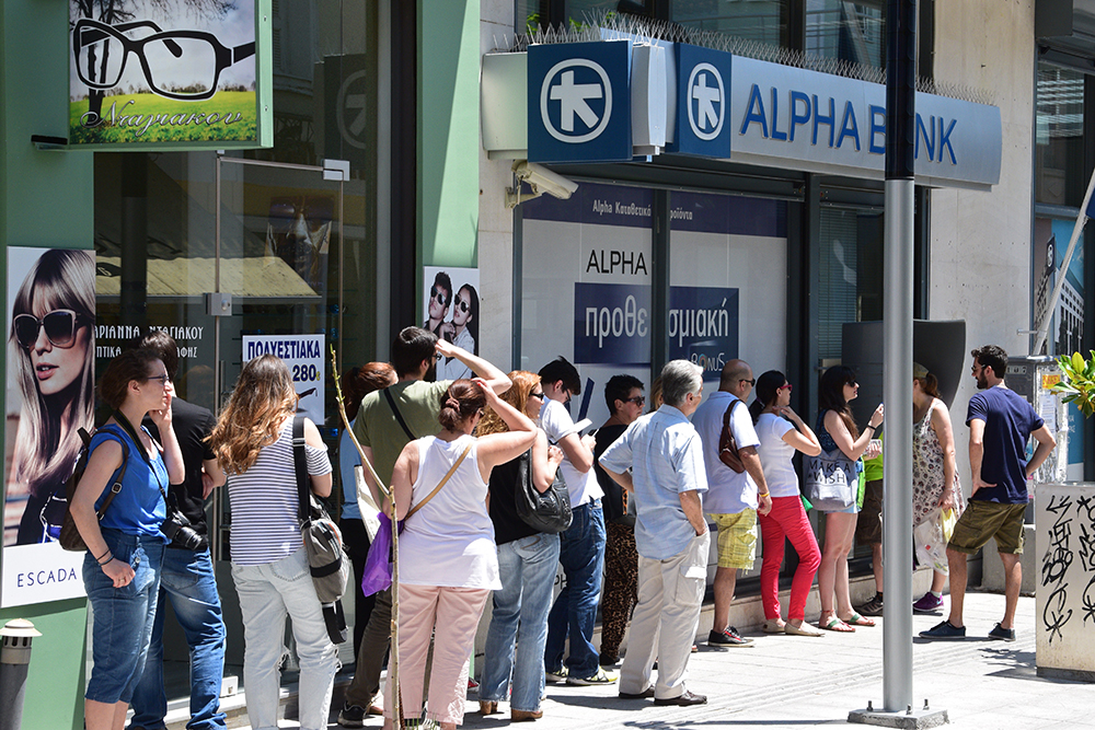 Grèce Bank Run