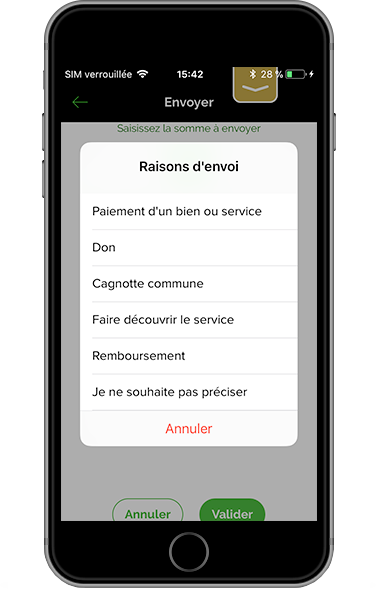 Motifs transferts VRC